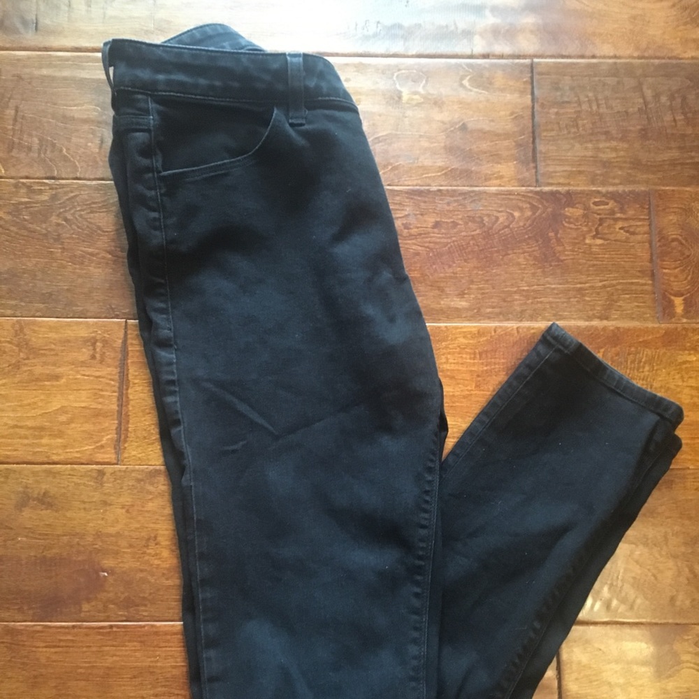 ASOS Black  Distressed Skinny Jeans 32”x 3…